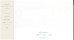 Desktop Screenshot of hindenburghof.at