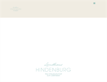Tablet Screenshot of hindenburghof.at